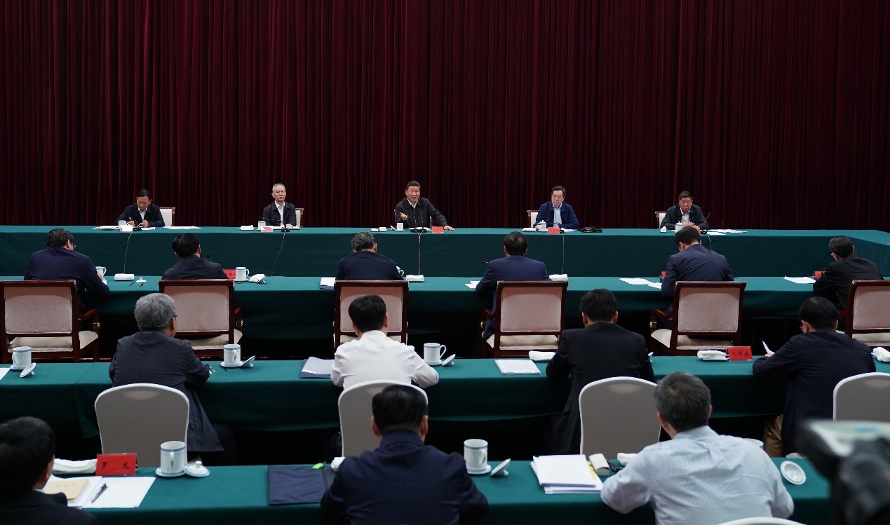 2019年5月20日至22日，中共中央總書記、國家主席、中央軍委主席習近平在江西考察，主持召開推動中部地區(qū)崛起工作座談會并發(fā)表重要講話。新華社記者 謝環(huán)馳 攝 