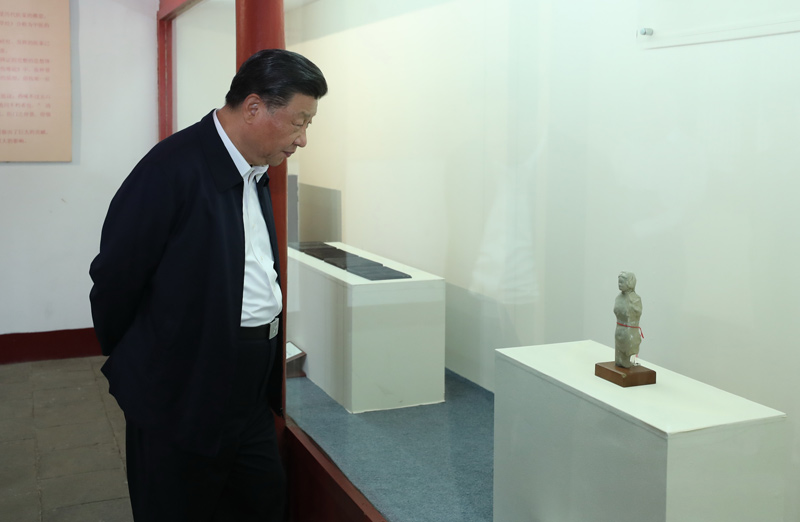 2021年5月12日，習(xí)近平總書記在南陽市考察東漢醫(yī)學(xué)家張仲景的墓祠紀念地醫(yī)圣祠。 